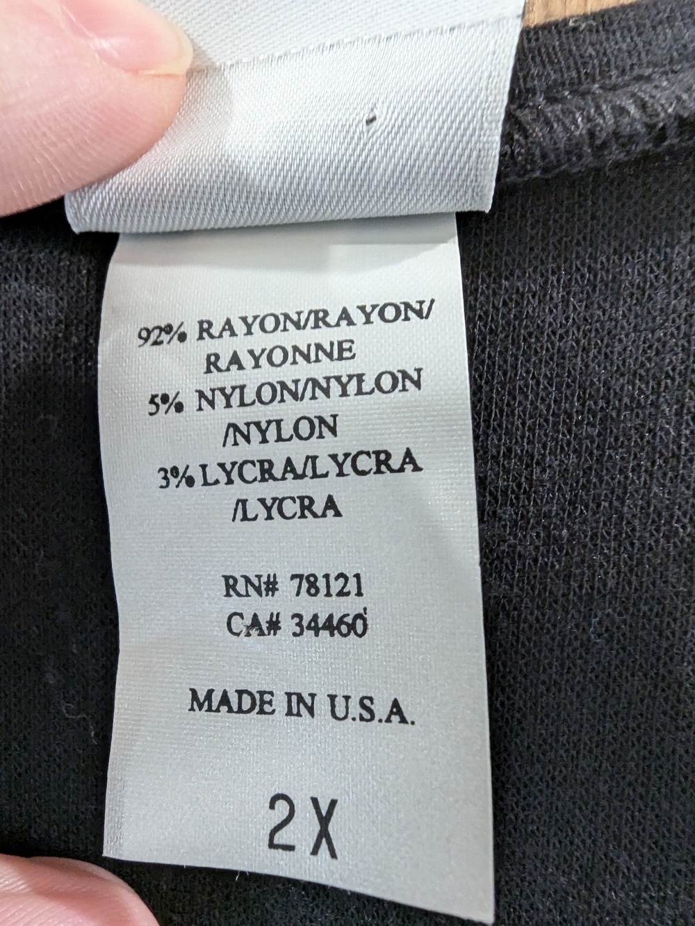 Eileen Fisher Black Scoop Neck Tank - Picture 7 of 7